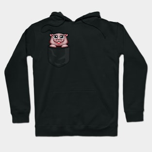 pocket cute hippo Hoodie